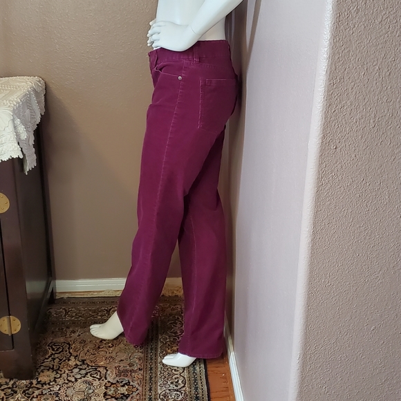 J CREW bootcut purple pinwale cords 10 R - Picture 2 of 5
